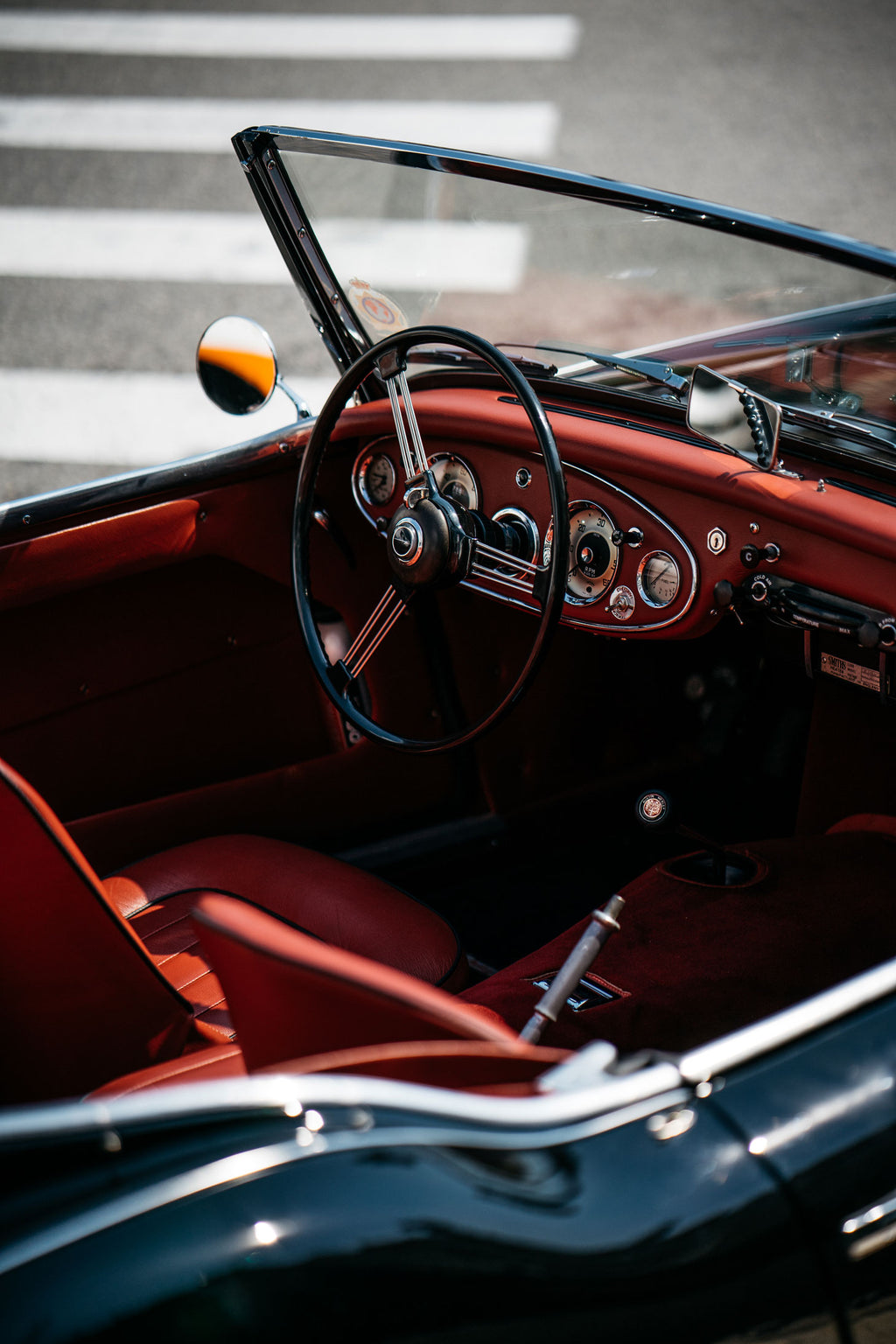 Austin Healey 3000 Cockpit